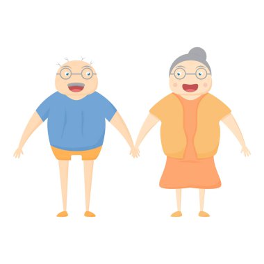 Beyaz arka plan üzerinde güleryüzlü aile faaliyettir. Vektör çizim düz tasarım.