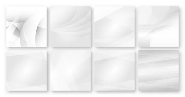 抽象灰色曲线背景 矢量模板 用于演示 屏幕墙纸为手机 笔记本电脑和网页横幅 黑白色调插图 — 图库矢量图片
