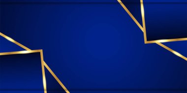 Premium Hint tarzında soyut mavi arka plan. Şablon desig