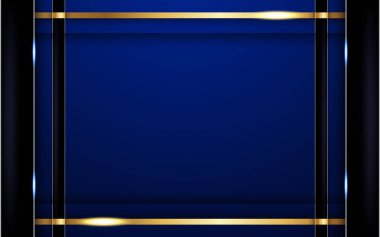 Premium Hint tarzında soyut mavi arka plan. Şablon desig