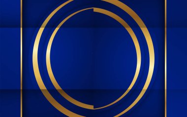 Premium Hint tarzında soyut mavi arka plan. Şablon desig