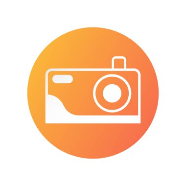 O yeri göstermek için kamera simgesi tasarımı bir resim alabilir. Ve