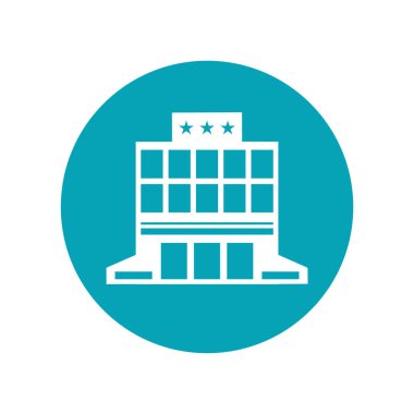 Ev, ev veya otel tr önce kira kavramı simge tasarımı