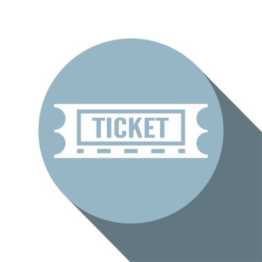 Seyahat için bilet simge tasarımı, sinema, musium, tiyatro, p