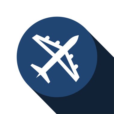 Seyahat için uçak simge tasarımı. Vektör illüstrasyon o