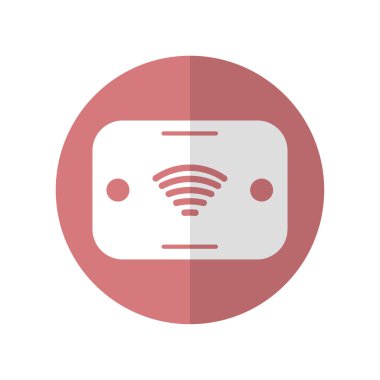 Dünya çapında seyahat için cep wifi Simge tasarımı. Vektör