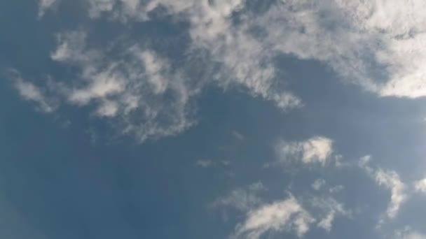 Timelapse Chmury Niebie Płynie — Wideo stockowe