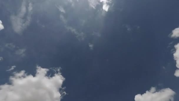 Χρονική Διάρκεια Του Νέφους Στον Ουρανό Ρέει — Αρχείο Βίντεο