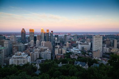 Skyline manzaralı Montreal