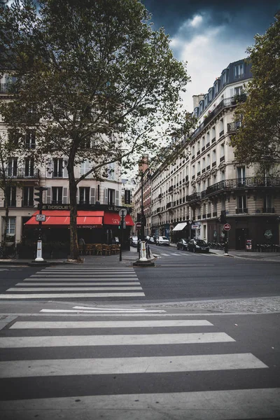 Vista de la calle parisina — Foto de Stock