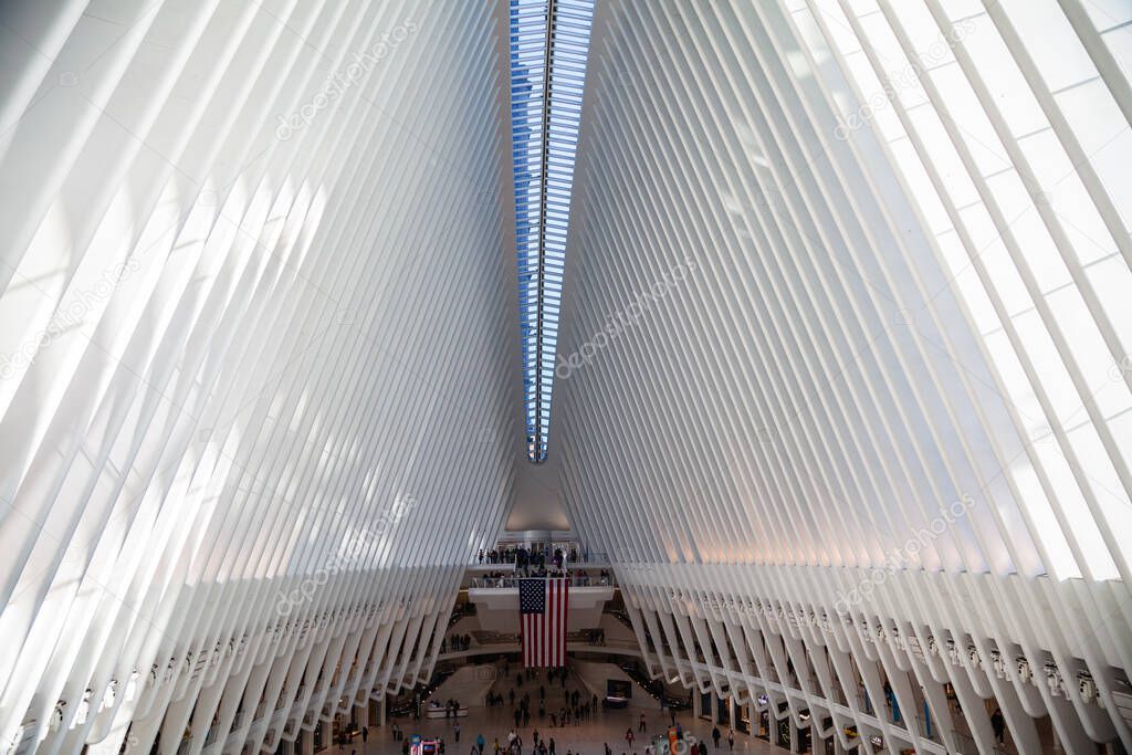 Oculus transportation hub at World Trade Center