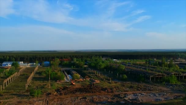 Quadrocopter shooting, panoramica della natura — Video Stock