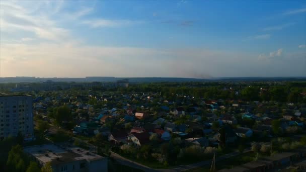 Quadrocopter silah, doğa genel bakış — Stok video