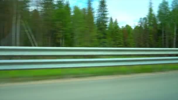 Vezetés országúton Oroszországban megtekintése — Stock videók
