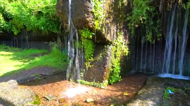 A cachoeira de montanha mais limpa da Geórgia — Vídeo de Stock