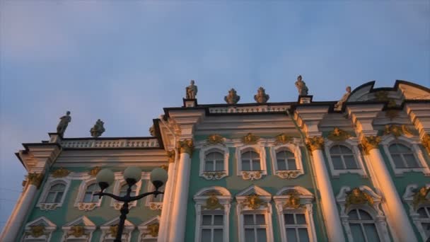 Barooco architecture in St. Petersburg — Stock Video