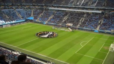 Saint-Petersburg, Rusya-27 Kasım 2018: komut çıktısı sahada