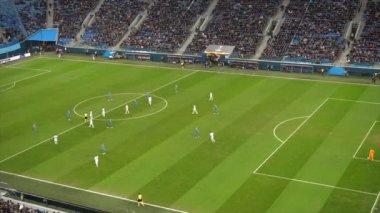 Saint-Petersburg, Rusya-27 Kasım 2018: zor anda bir futbol maçı