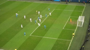 Saint-Petersburg, Rusya-27 Kasım 2018: zor anda bir futbol maçı