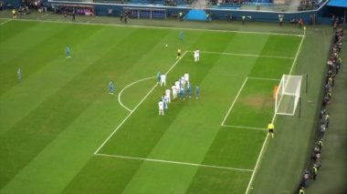 Saint-Petersburg, Rusya-27 Kasım 2018: zor anda bir futbol maçı