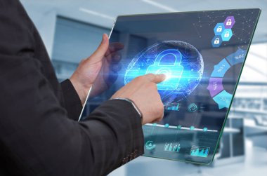 İş, teknoloji, internet ve ağ kavramı. Genç otobüs