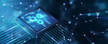 İş, Teknoloji, İnternet ve ağ konsepti. Otomasyon Yazılım Teknolojisi Süreç Sistemi.