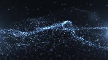 Teknoloji Ağı Arkaplan Kavramı. Dijital, İletişim ve Teknoloji Ağı Arkaplanı.