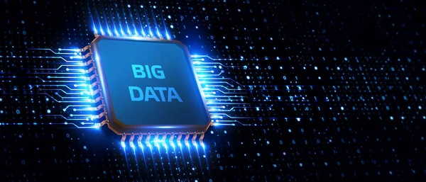 Unternehmen Technologie Internet Und Netzwerkkonzept Big Data Internet Information — Stockfoto