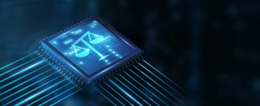 İş, Teknoloji, İnternet ve ağ konsepti. Çalışma hukuku, avukat, hukuk avukatı, sanal ekranda hukuki danışmanlık kavramı.