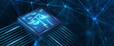 İş, Teknoloji, İnternet ve ağ konsepti. Çalışma hukuku, avukat, hukuk avukatı, sanal ekranda hukuki danışmanlık kavramı.