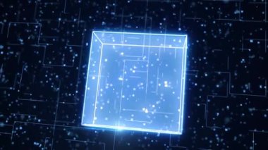Nesnelerin interneti - IOT konsepti. İş adamı IOT ürünleri ve çözümler sunuyor. 