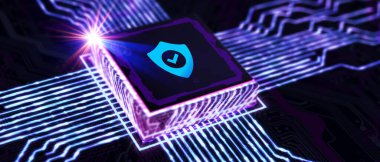 Siber güvenlik veri koruması iş teknolojisi gizlilik kavramı. 