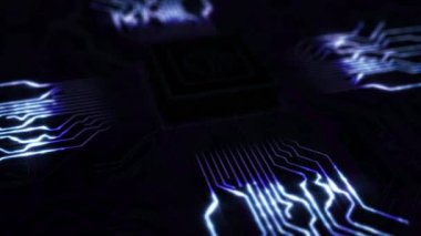 Yapay zeka (yapay zeka), makine öğrenme ve modern bilgisayar teknolojileri kavramları. İş, Teknoloji, İnternet ve ağ kavramı. 