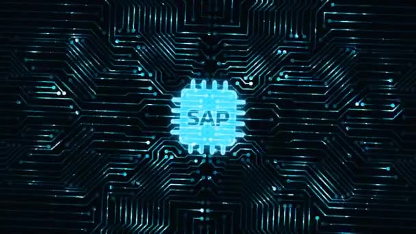 Sap 시스템 소프트웨어 자동화 개념은 데이터 센터에 인터넷 — 비디오