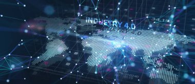 Endüstri 4.0 Bulut hesaplama, fiziksel sistemler, IOT, bilişsel hesaplama endüstrisi.  