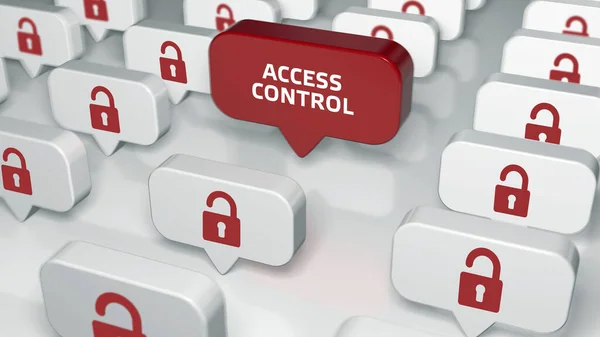 Säkerhet Dataskydd Affärsteknik Integritet Koncept Tillträdeskontroll — Stockfoto
