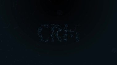 İş, Teknoloji, İnternet ve ağ konsepti. CRM Müşteri İlişkileri Yönetimi.