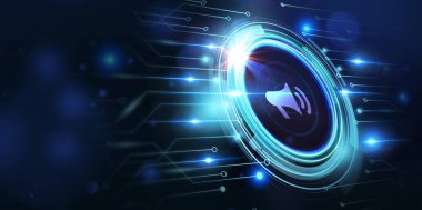 İş, Teknoloji, İnternet ve ağ konsepti. Dijital Pazarlama içerik planlama reklam stratejisi kavramı.