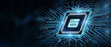 Hata sayfası 404 iletisi. Http 404 hatası sayfa şablonu kavramı bulunamadı. İş, Teknoloji, İnternet ve ağ kavramı. 