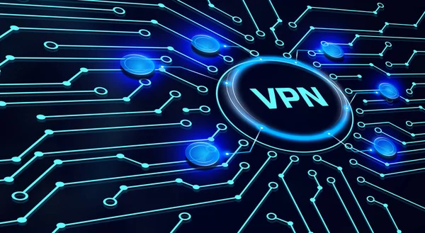 İş, Teknoloji, İnternet ve ağ konsepti. VPN ağ güvenliği internet gizlilik şifreleme kavramı.