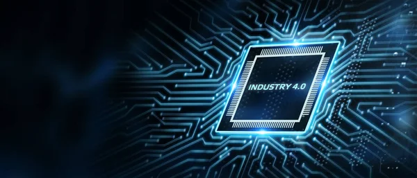 Industrie Cloud Computing Fysieke Systemen Iot Cognitieve Computerindustrie — Stockfoto