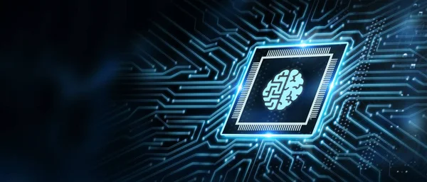 Yapay zeka (yapay zeka), makine öğrenme ve modern bilgisayar teknolojileri kavramları. İş, Teknoloji, İnternet ve ağ kavramı. 