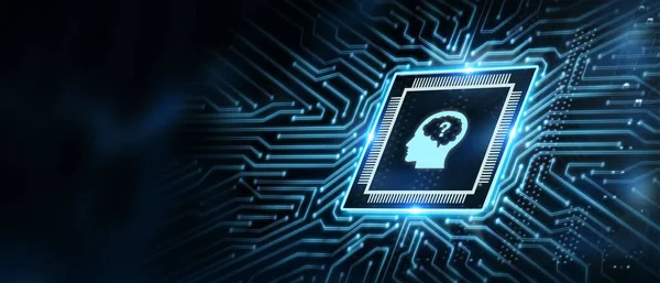 Yapay zeka (yapay zeka), makine öğrenme ve modern bilgisayar teknolojileri kavramları. İş, Teknoloji, İnternet ve ağ kavramı. 