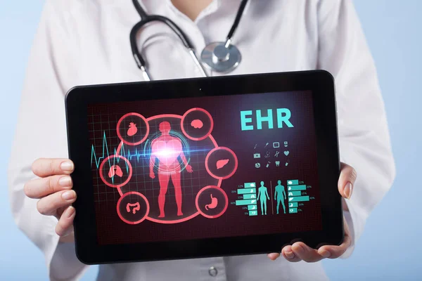 Ehr Emr Electronic Health Record Medical Technology Concept — Stock Photo, Image