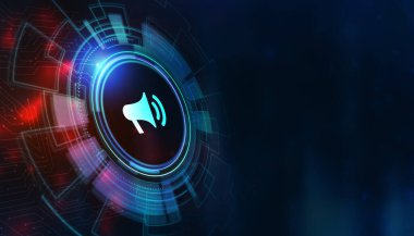 İş, Teknoloji, İnternet ve ağ konsepti. Dijital Pazarlama içerik planlama reklam stratejisi kavramı.