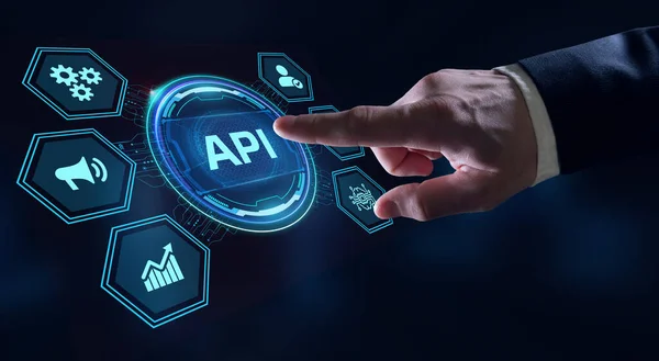 Api Application Programming Interface Инструмент Развития Бизнес Современные Технологии Интернет — стоковое фото