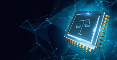 İş, Teknoloji, İnternet ve ağ konsepti. Çalışma Hukuku Avukatı.