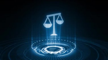 İş, Teknoloji, İnternet ve ağ konsepti. Çalışma hukuku, avukat, hukuk avukatı, sanal ekranda hukuki danışmanlık kavramı.
