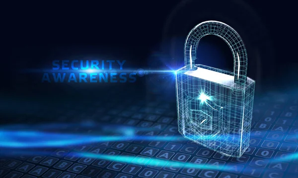 Cyber security data protection business technology privacy concept. Security Awareness