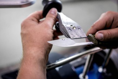 özel ekipman av bıçağı Bileme